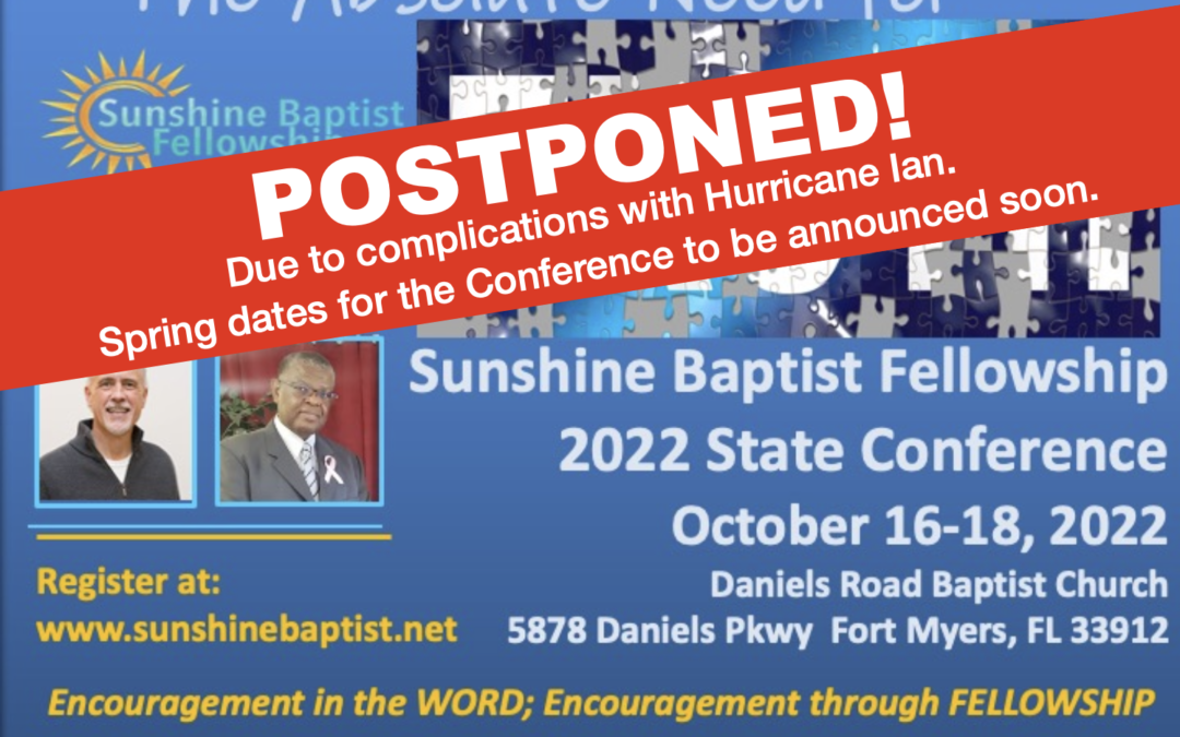 2022 Fall Conference – POSTPONED